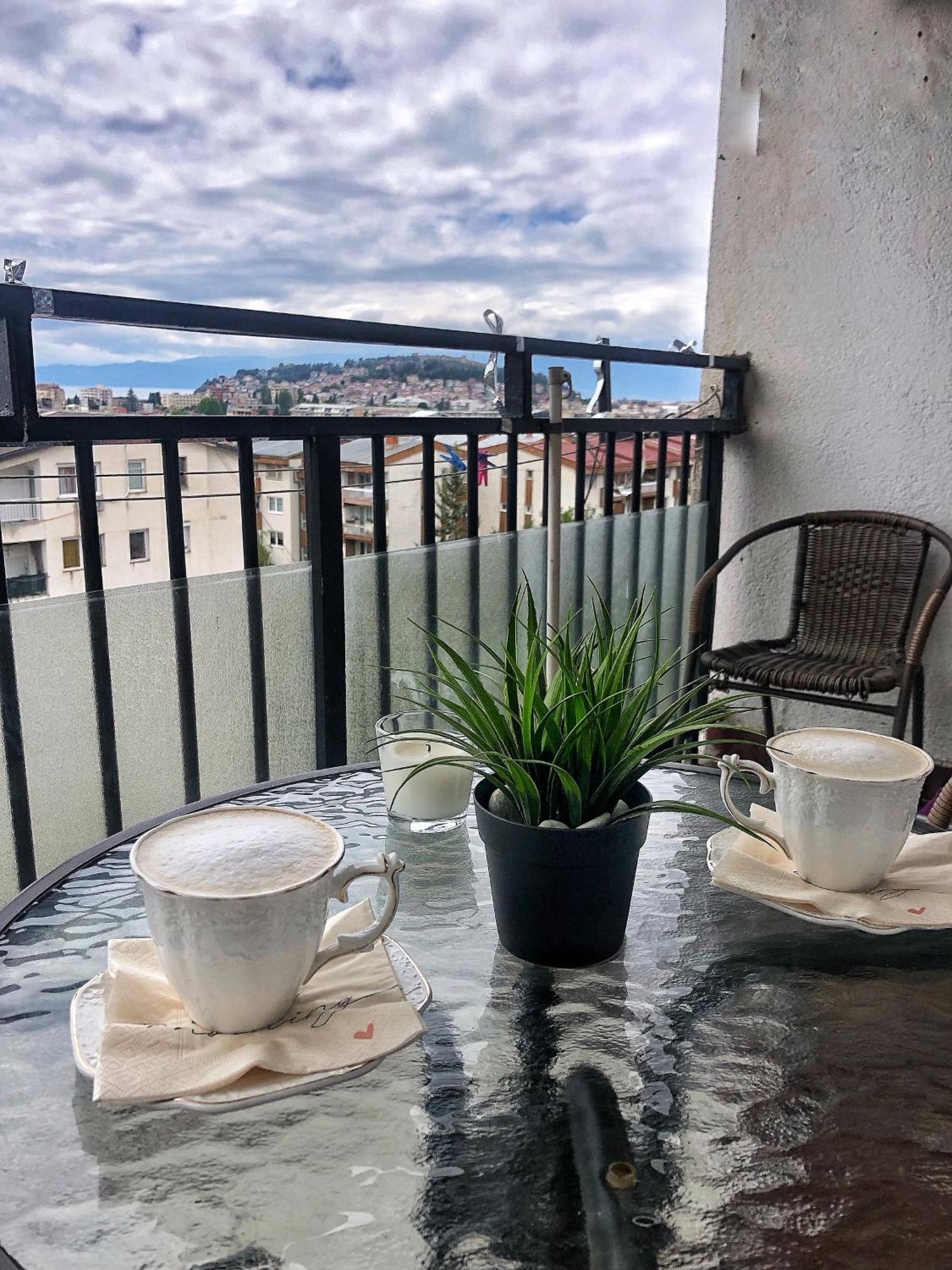 Nadia Apartment Ohrid With Lake View Экстерьер фото